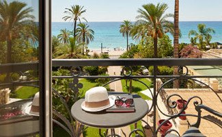 chambre vue mer - hotel royal westminster menton