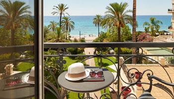 chambre vue mer - hotel royal westminster menton